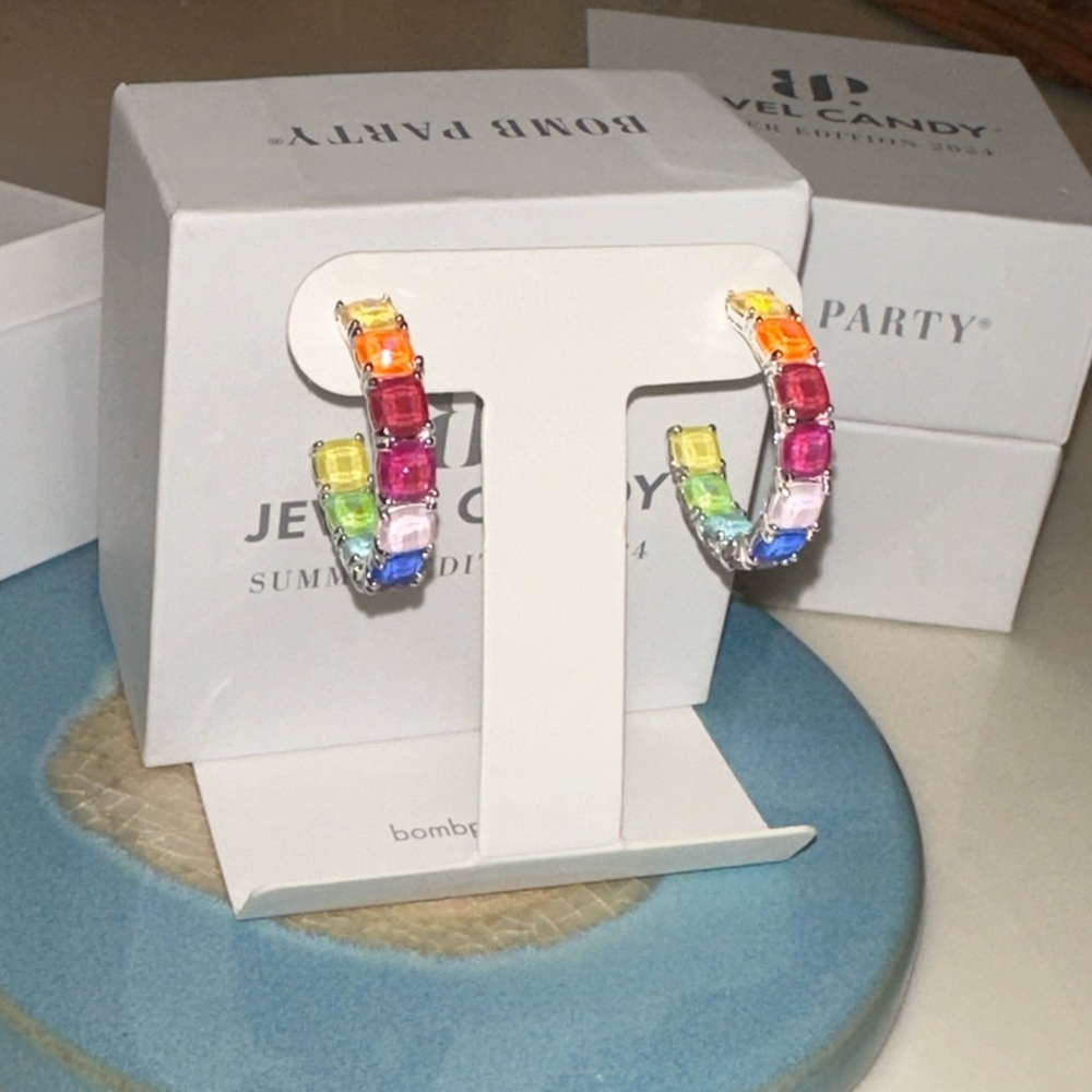 Bomb Party - Jewel Candy - The Talia - Pastel Rainbow Taffy
